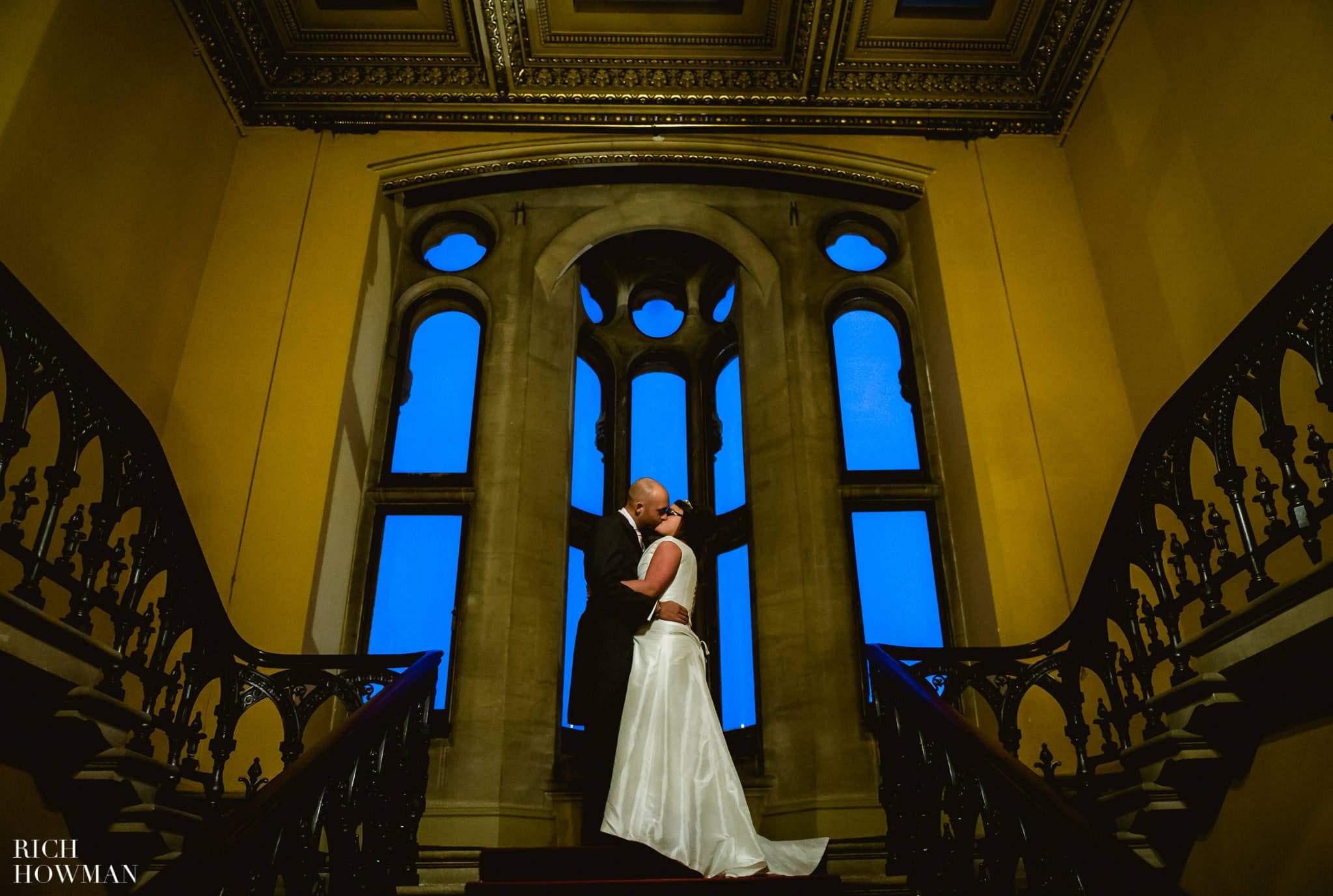Grittleton House Wedding in the snow 22