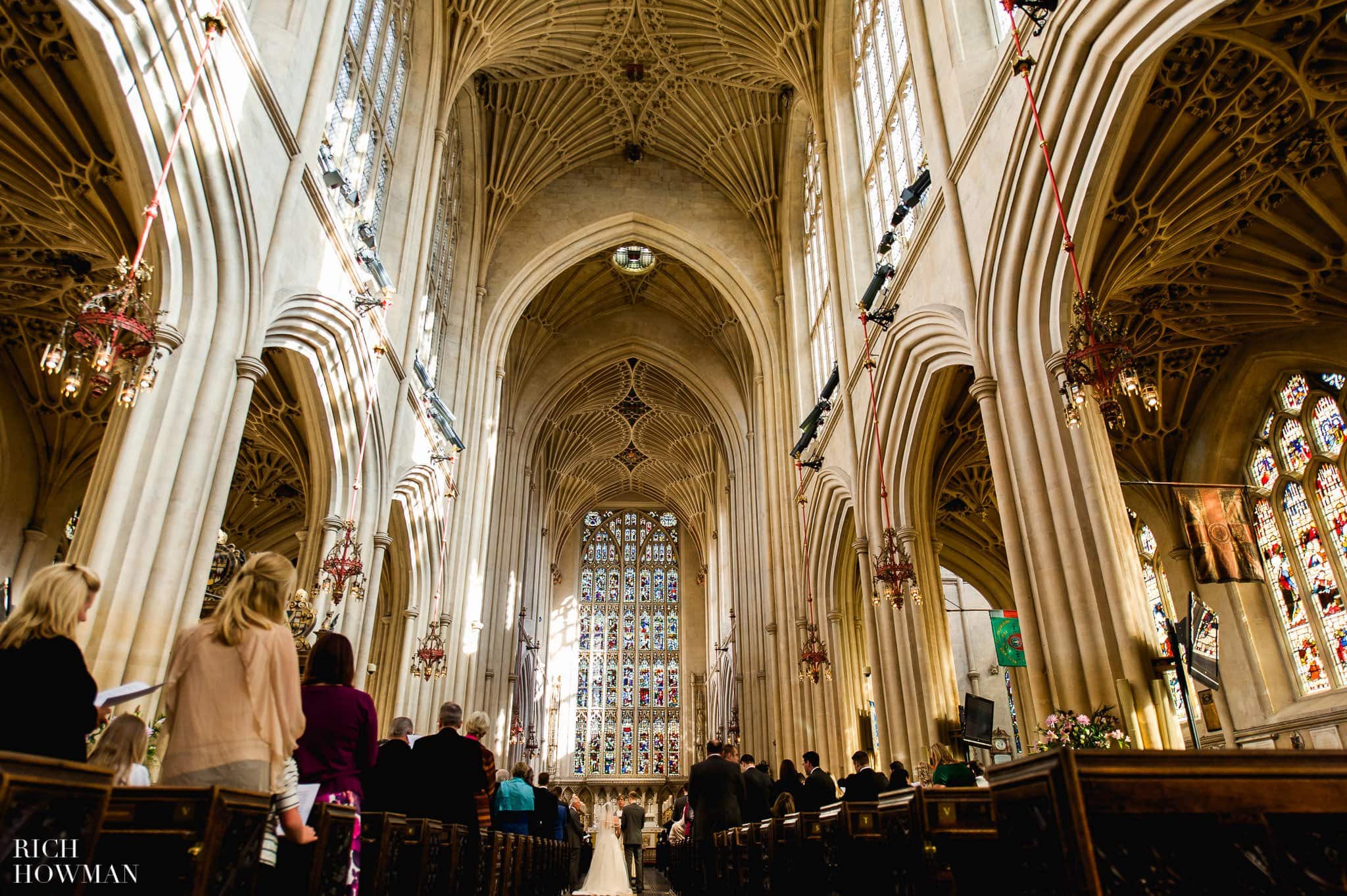 Wedding at Bath Abbey | Bath Guildhall Wedding Reception 20 Ceremony in progress during a Wedding at Bath Abbey