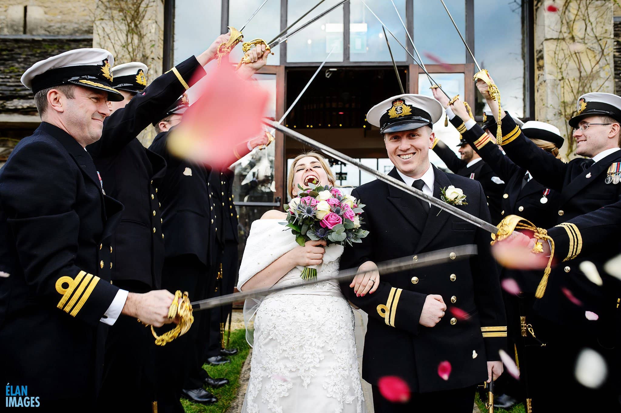 Royal-Navy-Sword-Arch-Wedding-Photo