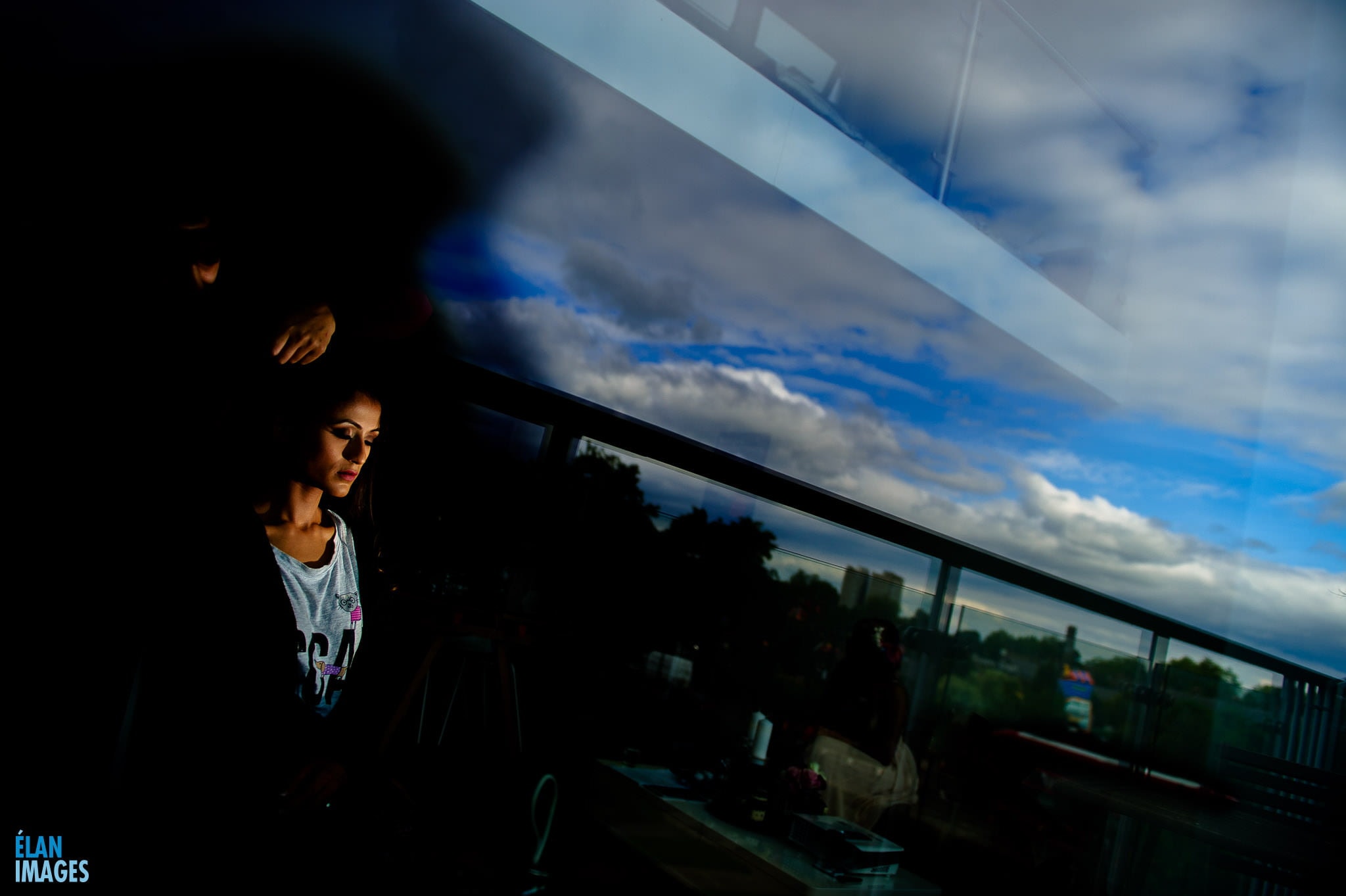 Bridal preparations in East London before a wedding in Westminster