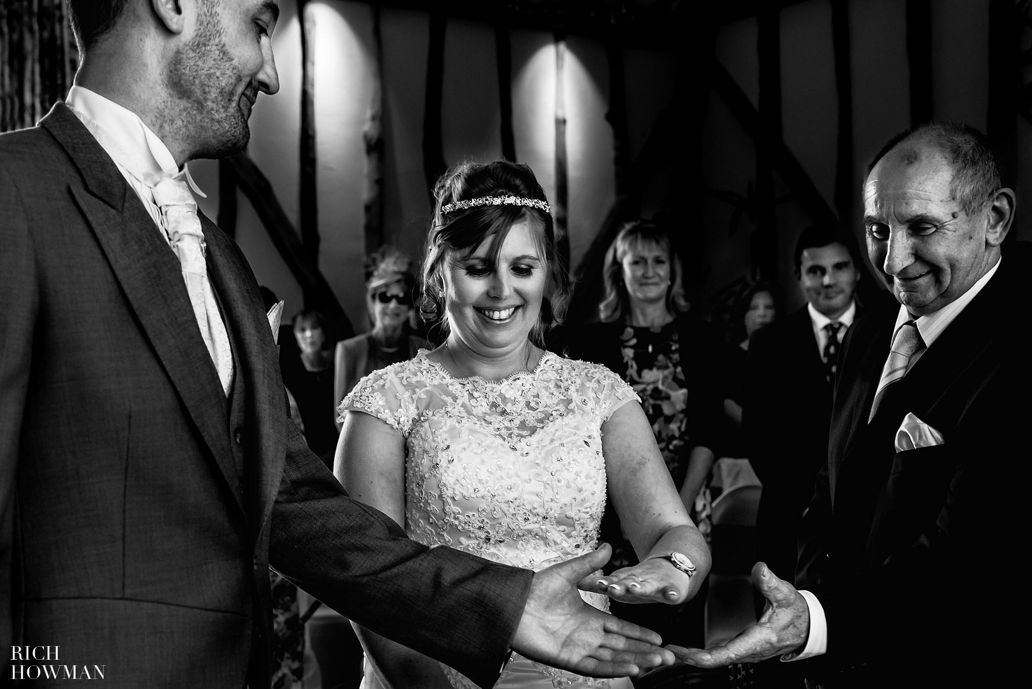 Wedding ceremony at the Horse Trust