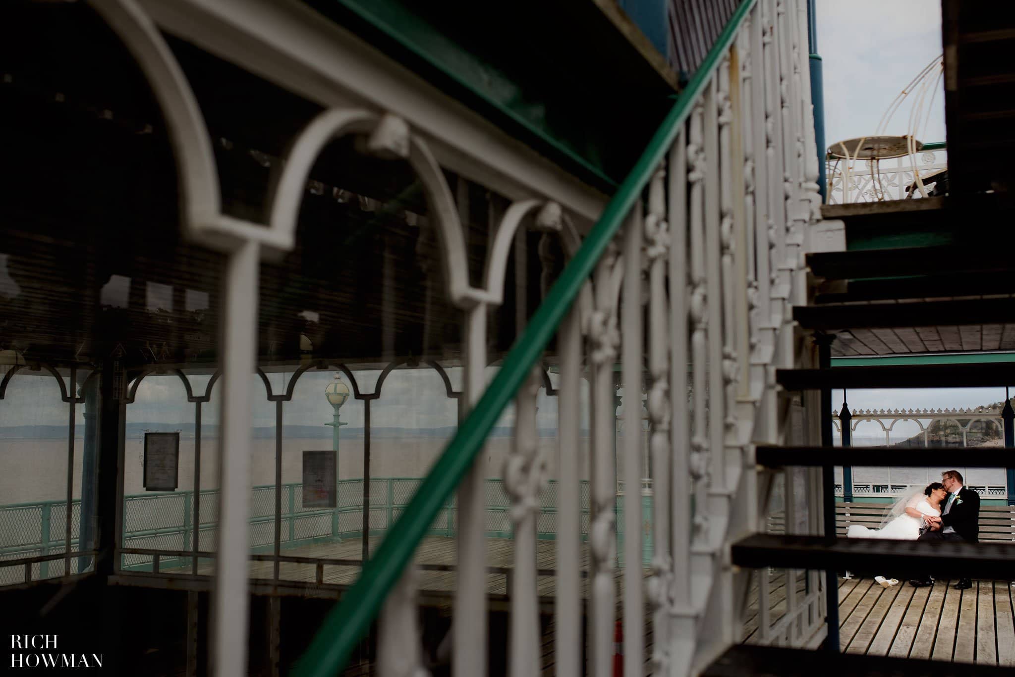 Clevedon Pier Wedding Photo