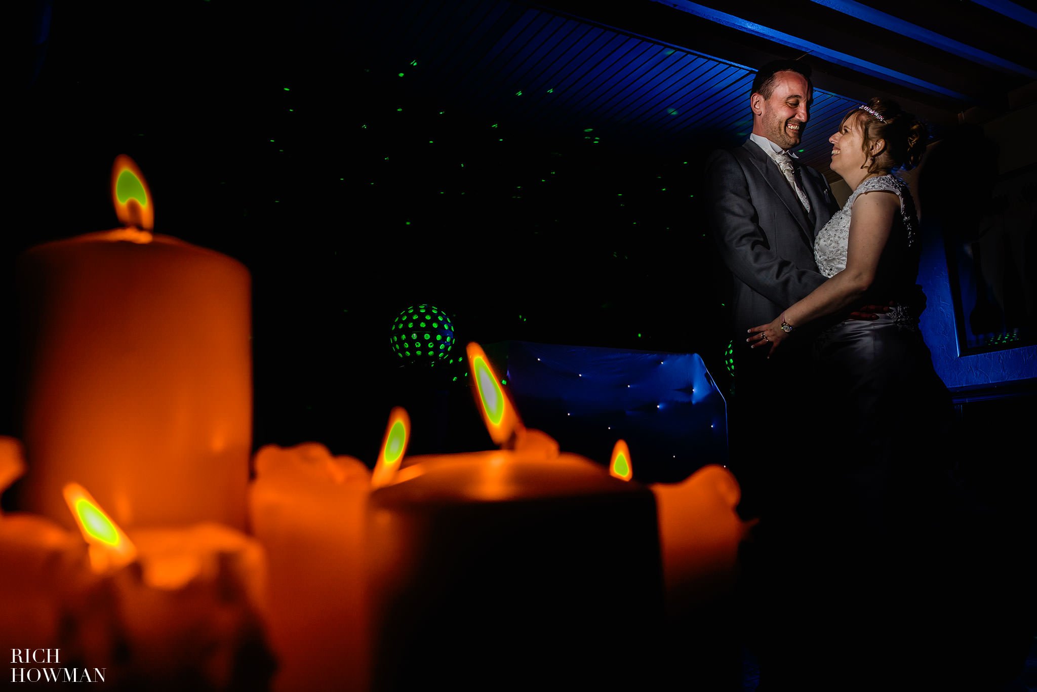 First dance at their wedding recption at the Bird in Hand in Reading, Bershire