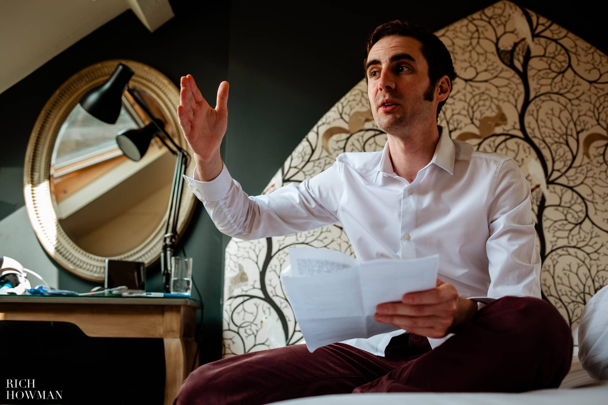 Great Tythe Barn Wedding in Tetbury 12