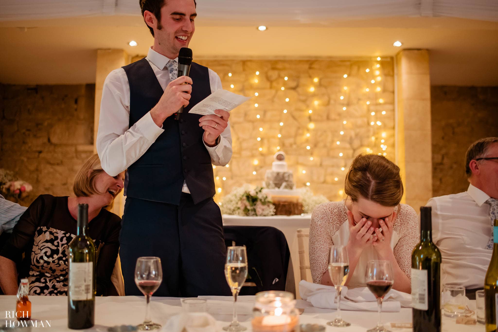 Great Tythe Barn Wedding in Tetbury 89