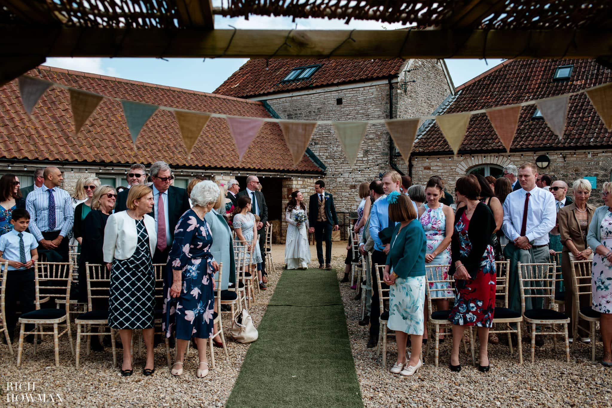 Outdoor Wedding Ceremony in Somerset