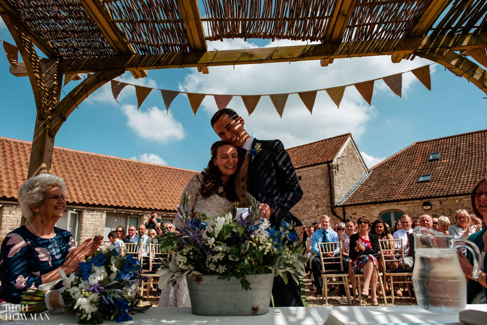 Outdoor Wedding Ceremony in Somerset