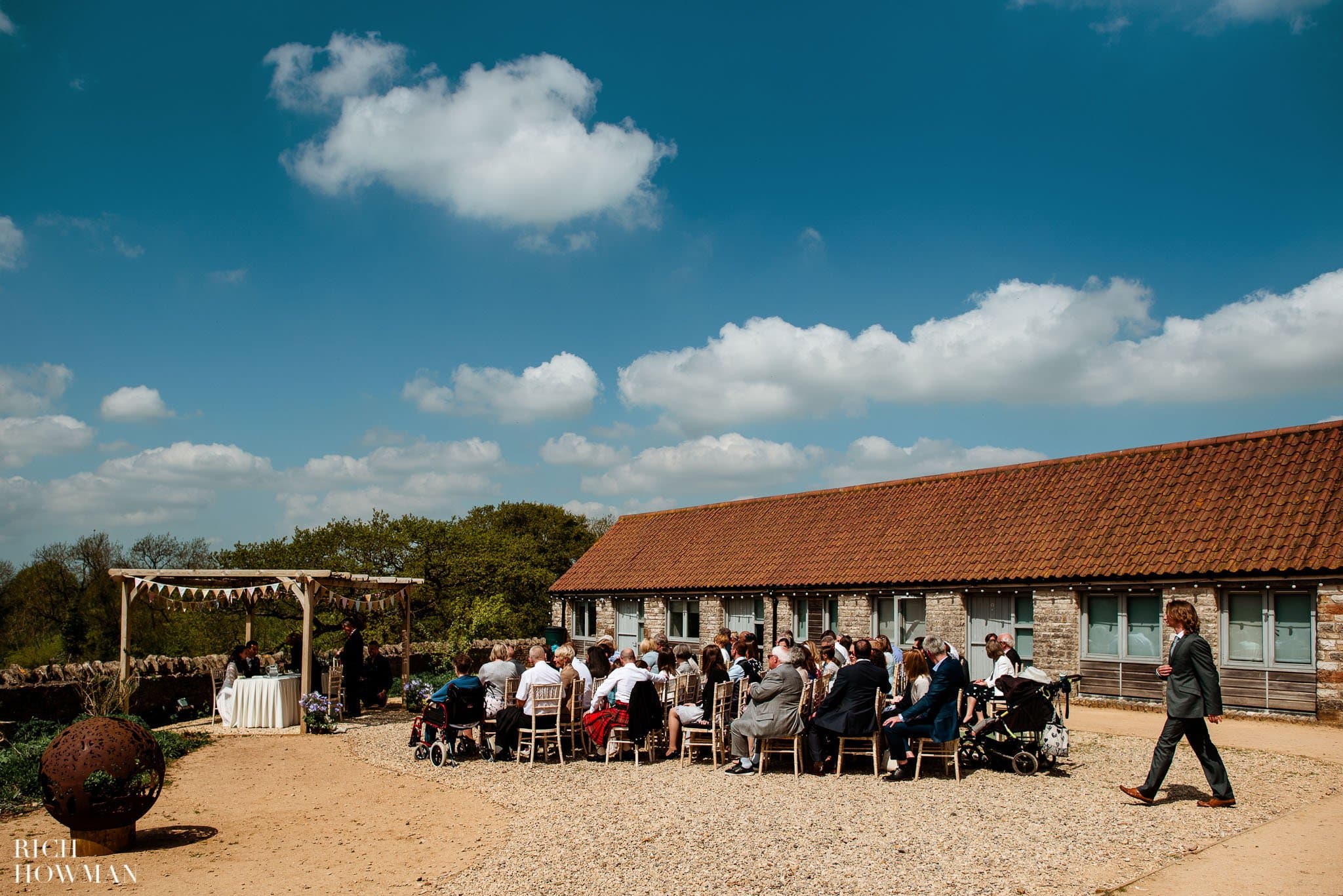 Outdoor Wedding Ceremony in Somerset