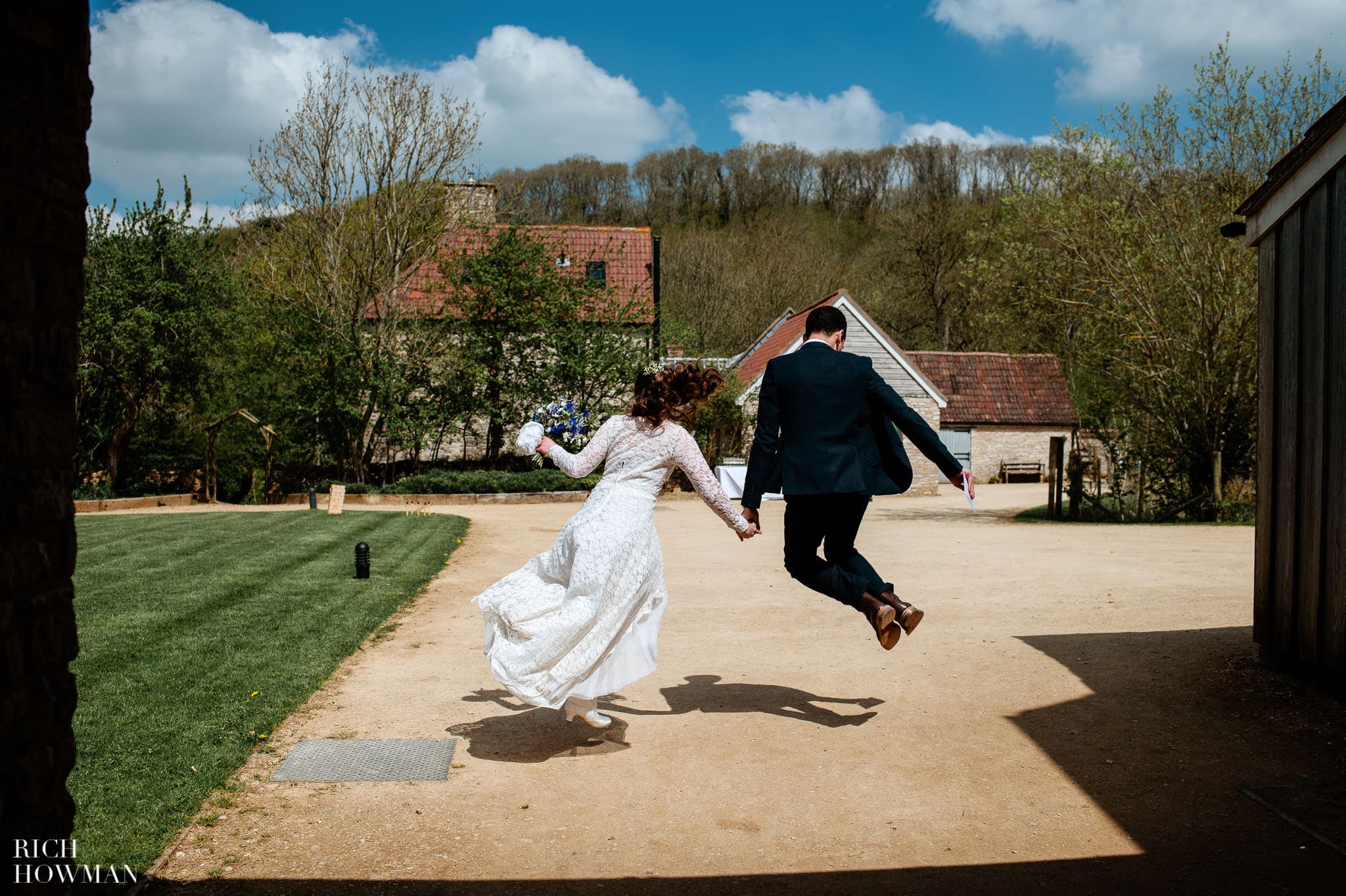 Outdoor Wedding Ceremony in Somerset